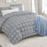 bearpaw floral puff comforter