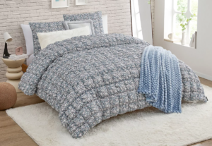 bearpaw floral puff comforter