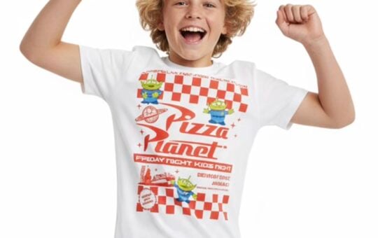boys graphic tee pizza planet