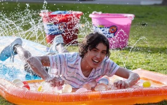 bunch o balloons water slide