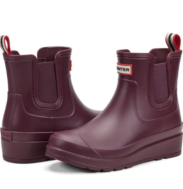 hunter rain boots reddish