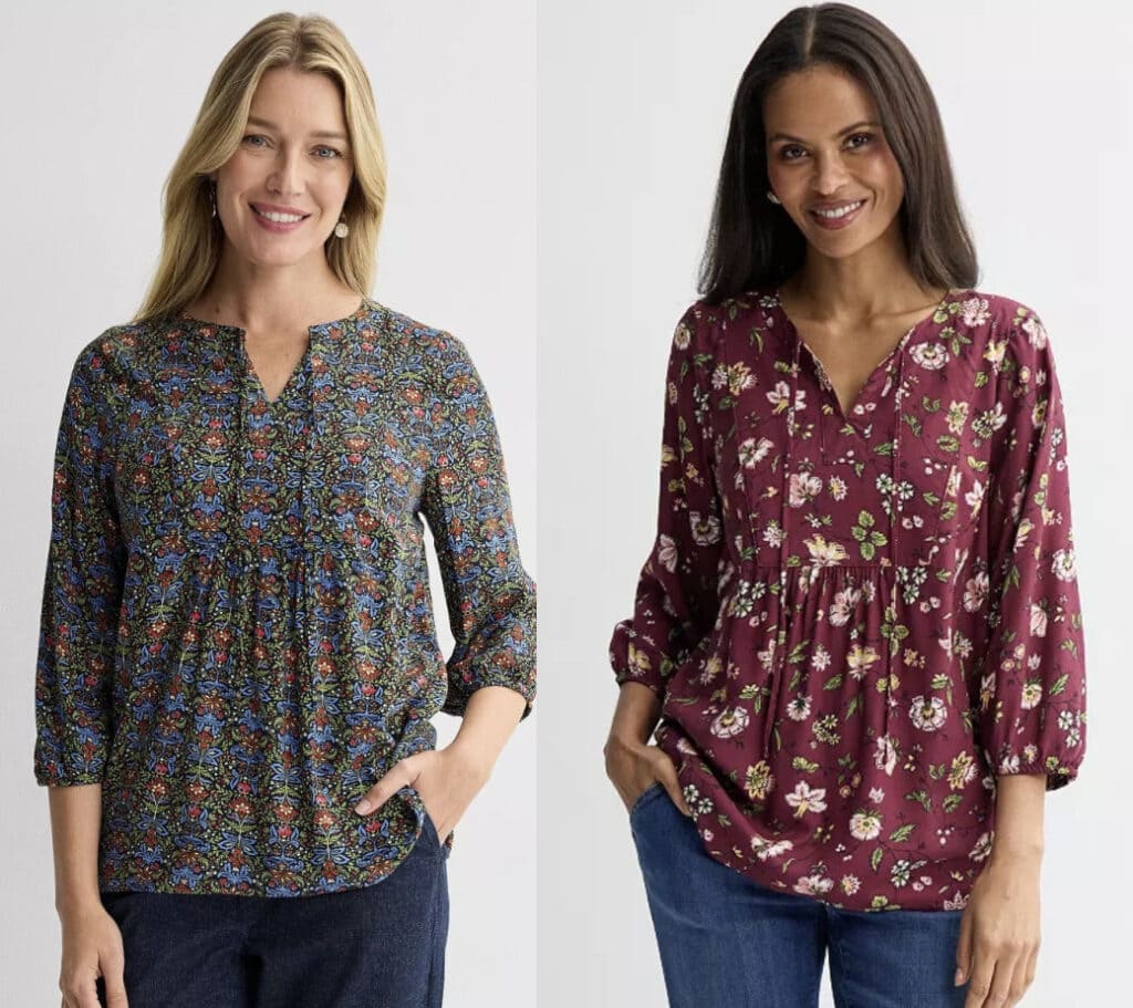 kohls fall shirts