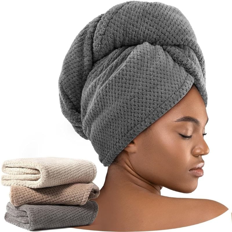 microfiber hair towels