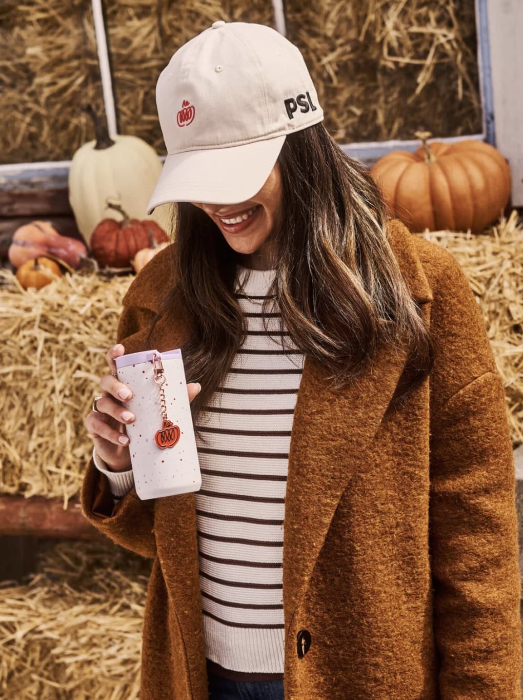 starbucks psl cup with charm