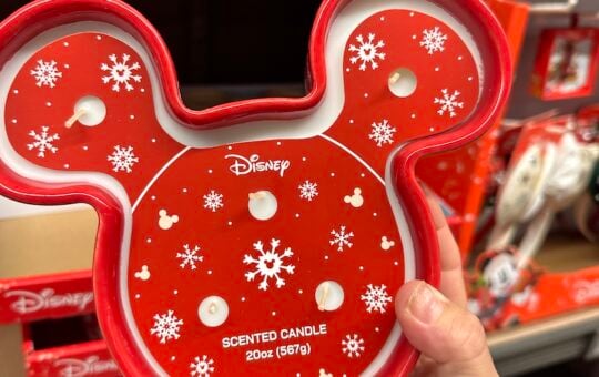 disney christmas candle at aldi