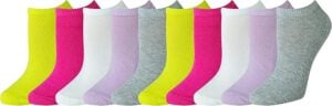 Amazon Essentials Women's Cotton No Show Athletic Socks