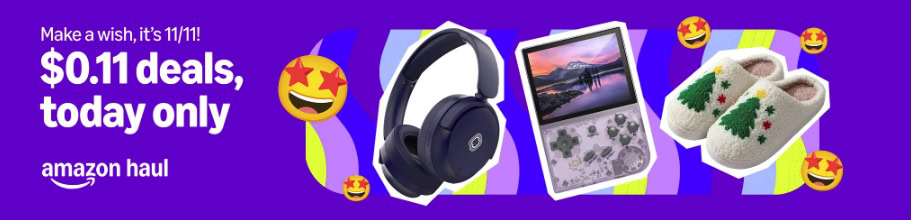 Score Amazon Haul items for an incredible 11¢ each today only!