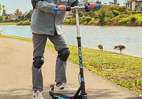 Gyroor Kids Electric Scooter Blue