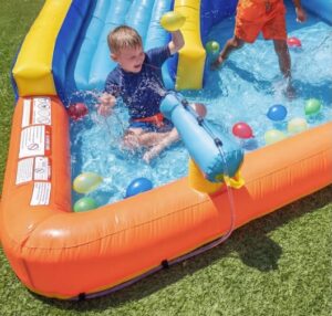 Sportspower Big Wave II Inflatable Water Slide Water Park Balloons