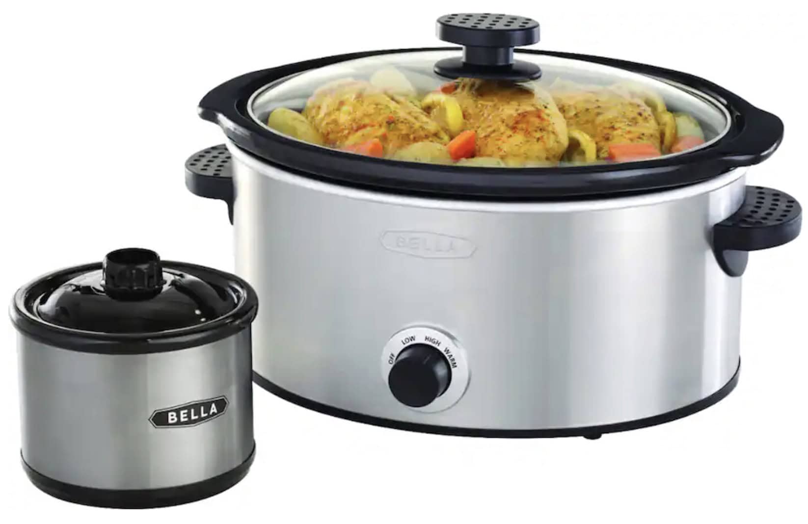 bella slow cooker with dipper 