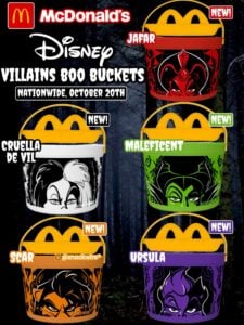 disney villains boo buckets