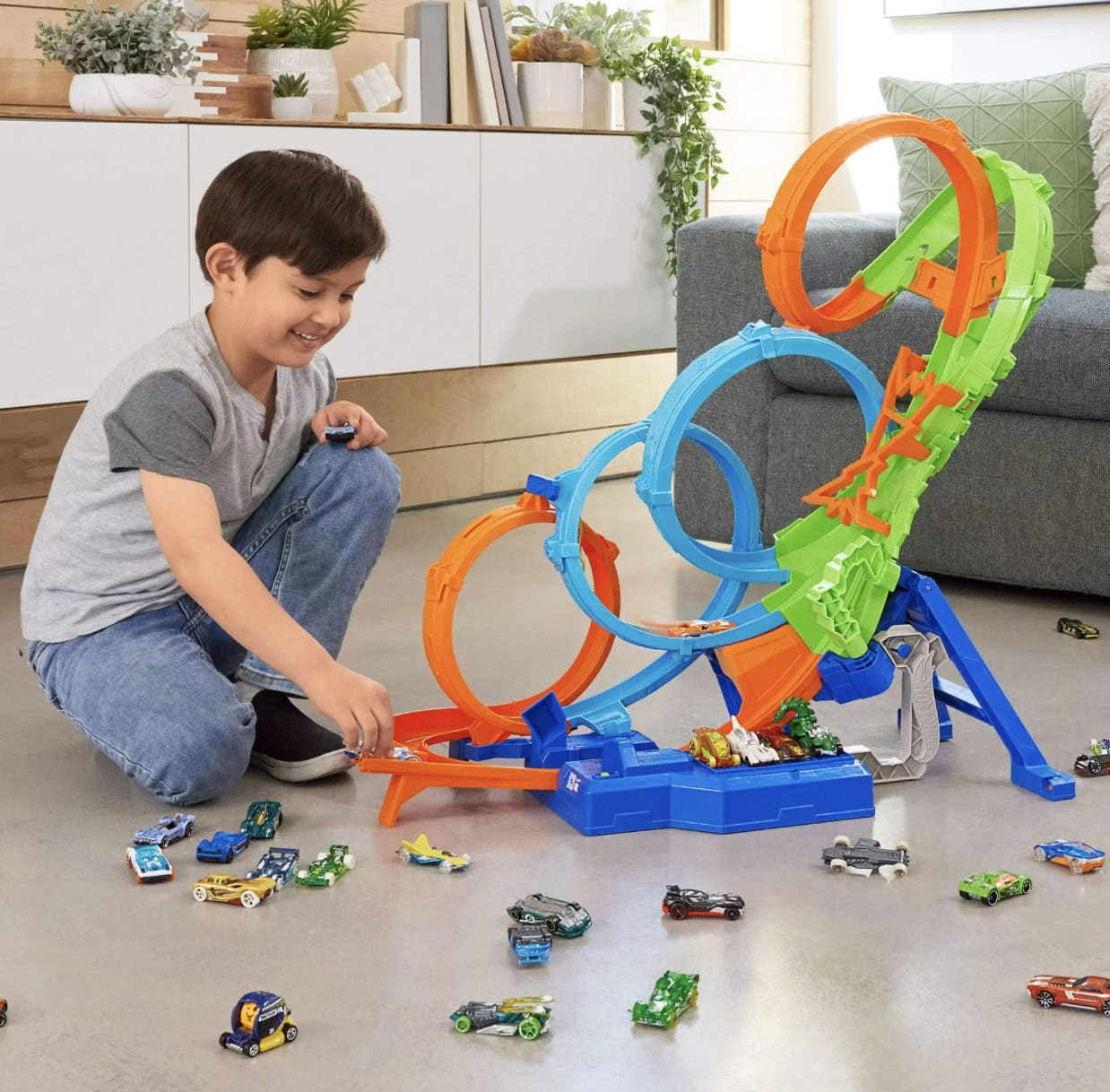 hot wheels loop set 