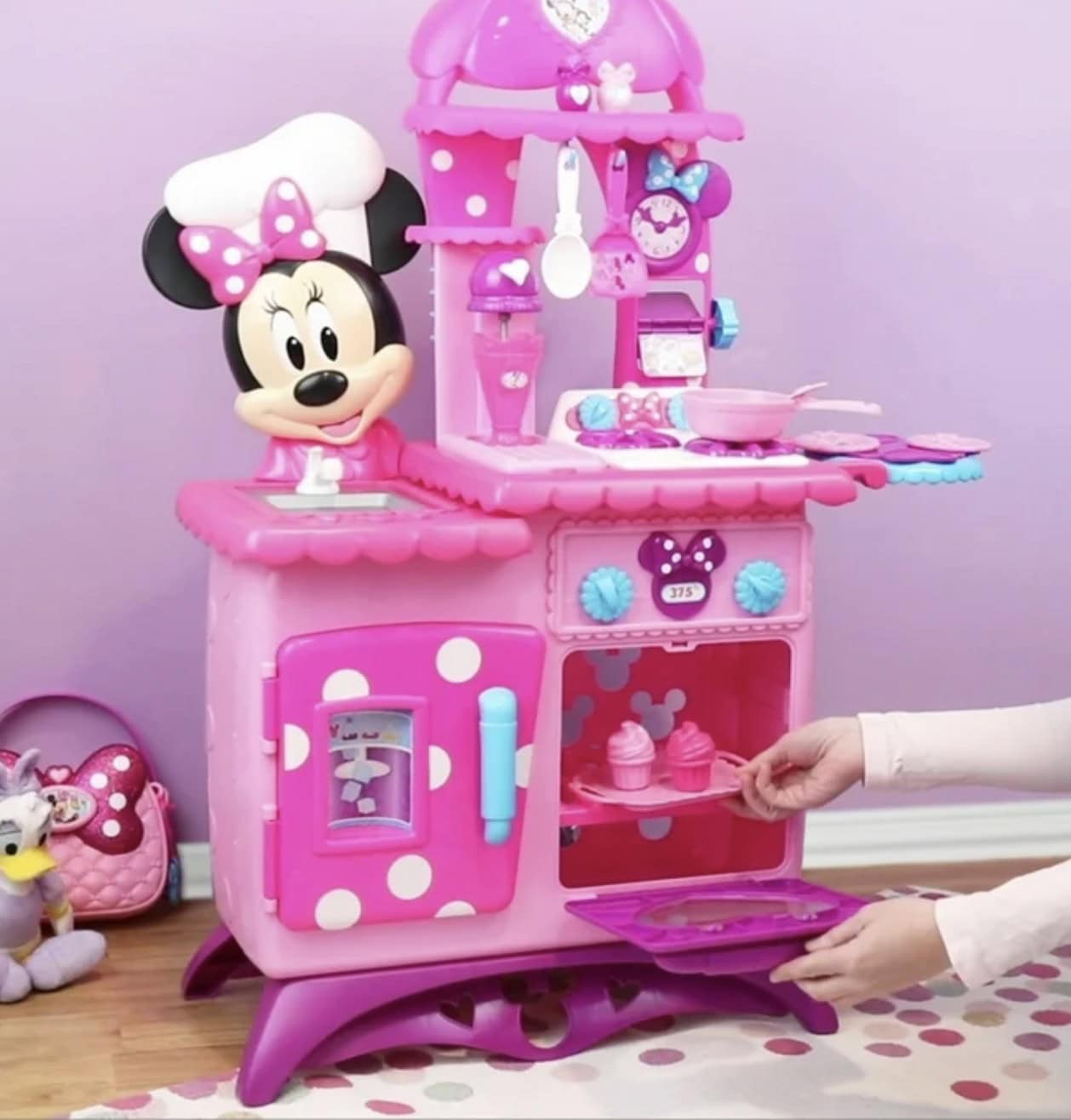 minnie mouse kitchen set disney