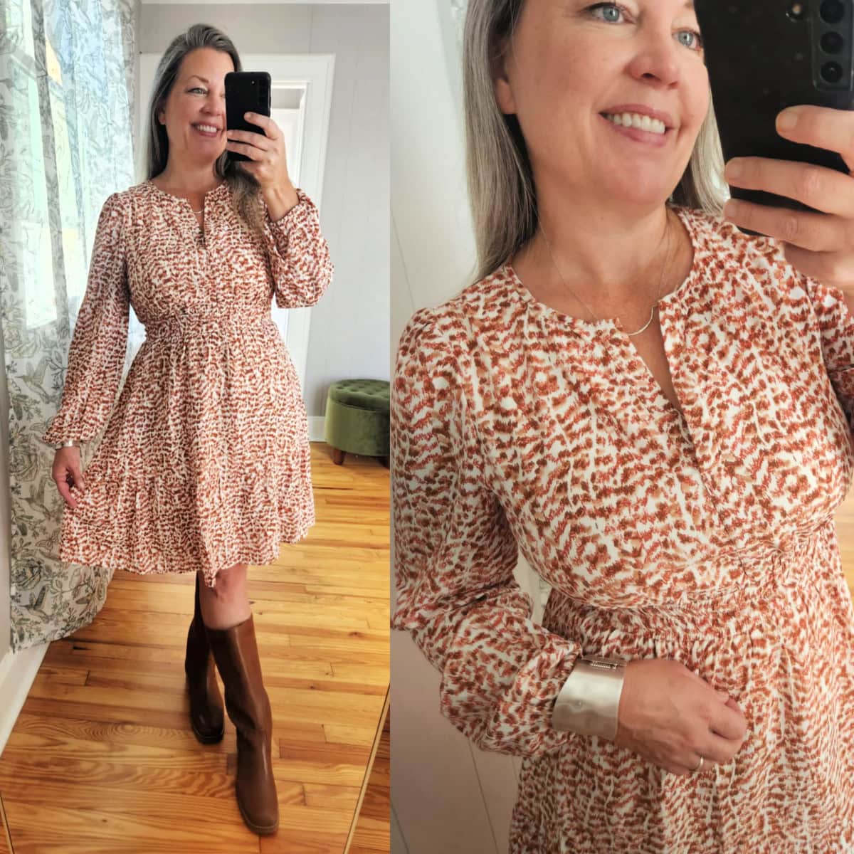 rust fall dress
