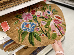 target floral doormat