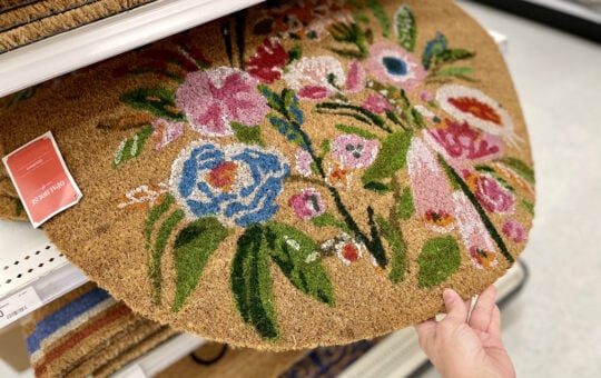 target floral doormat