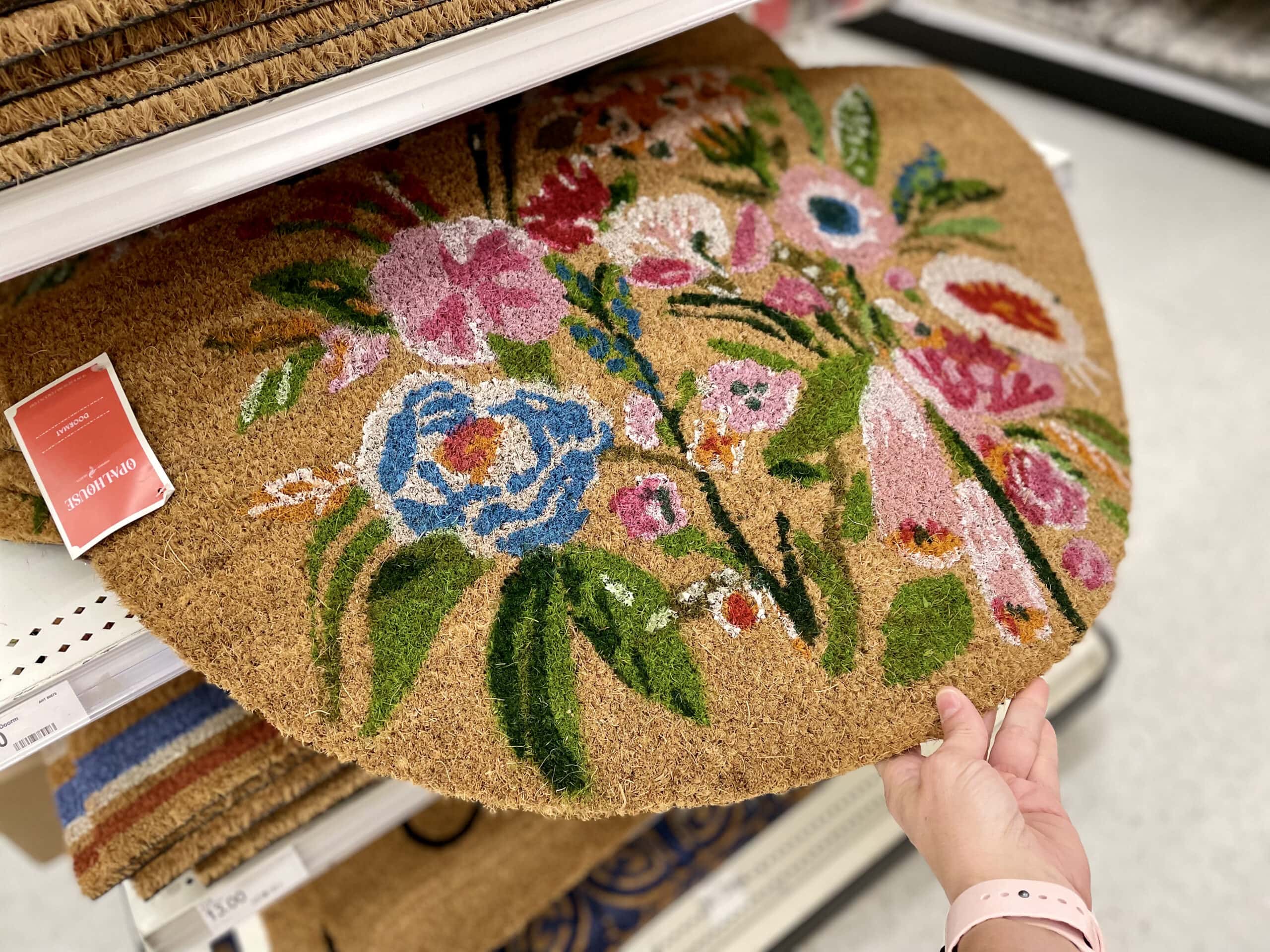 target floral doormat