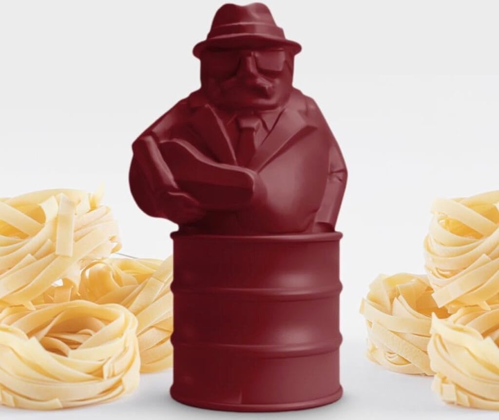 the singing pasta timer