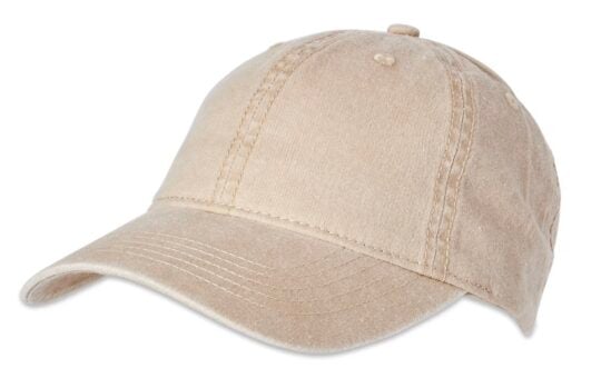 time and tru women's baseball cap fruit khaki