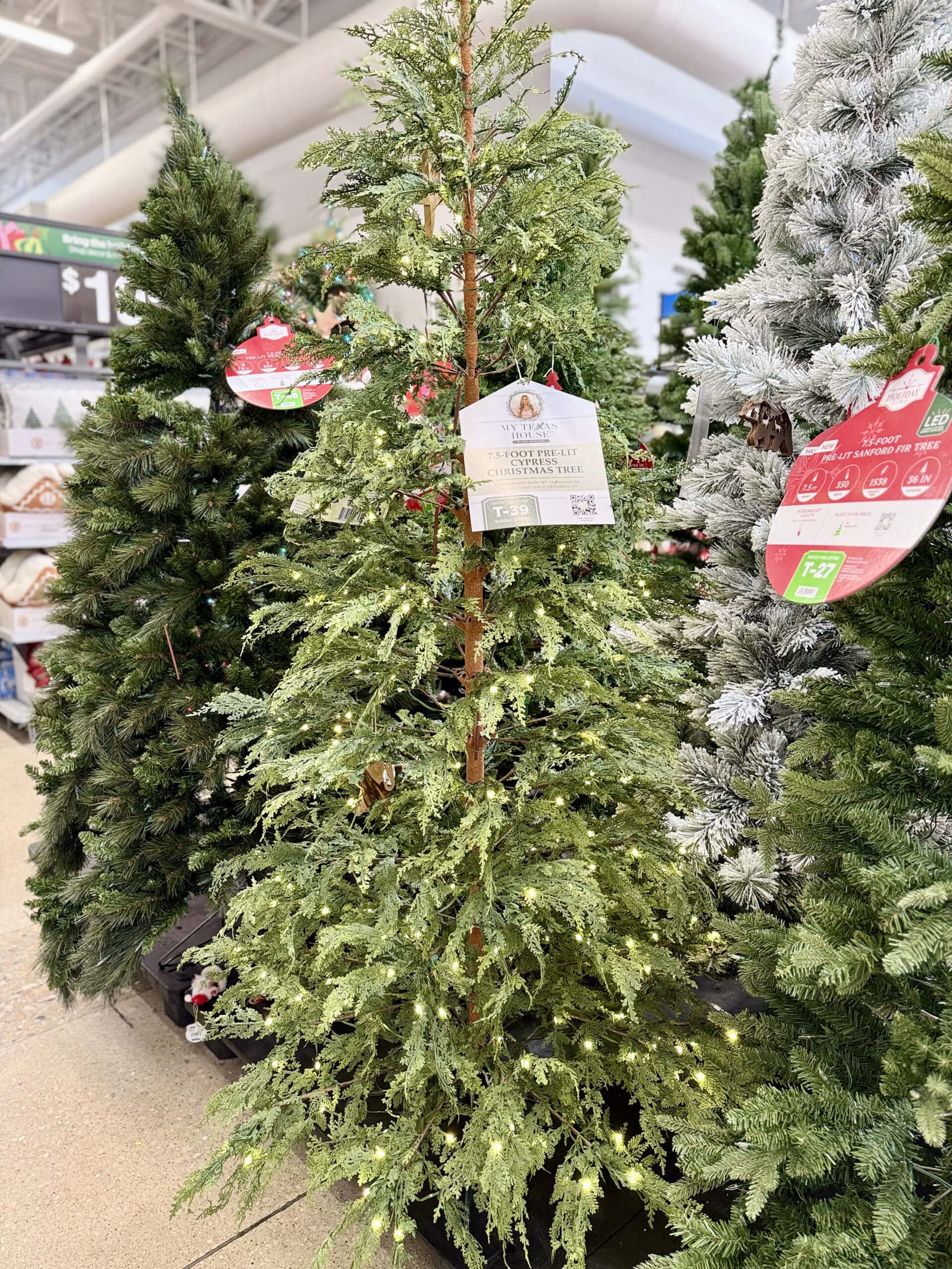 walmart christmas trees on sale 