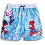 Boys Character Swim Trunks Spiderman