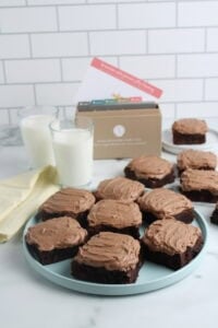 brownies with jiffy frosting