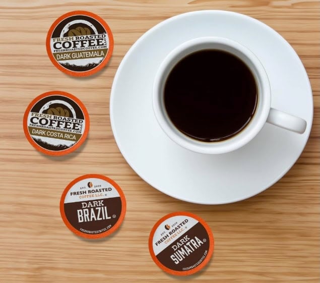 fresh roasted dark variety k-cups