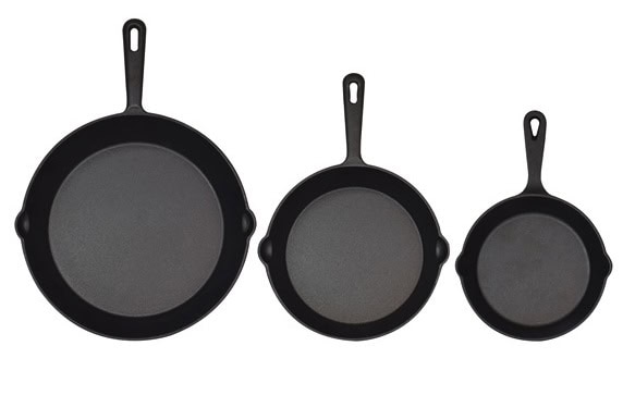 Jim Beam Cast Iron Skillets