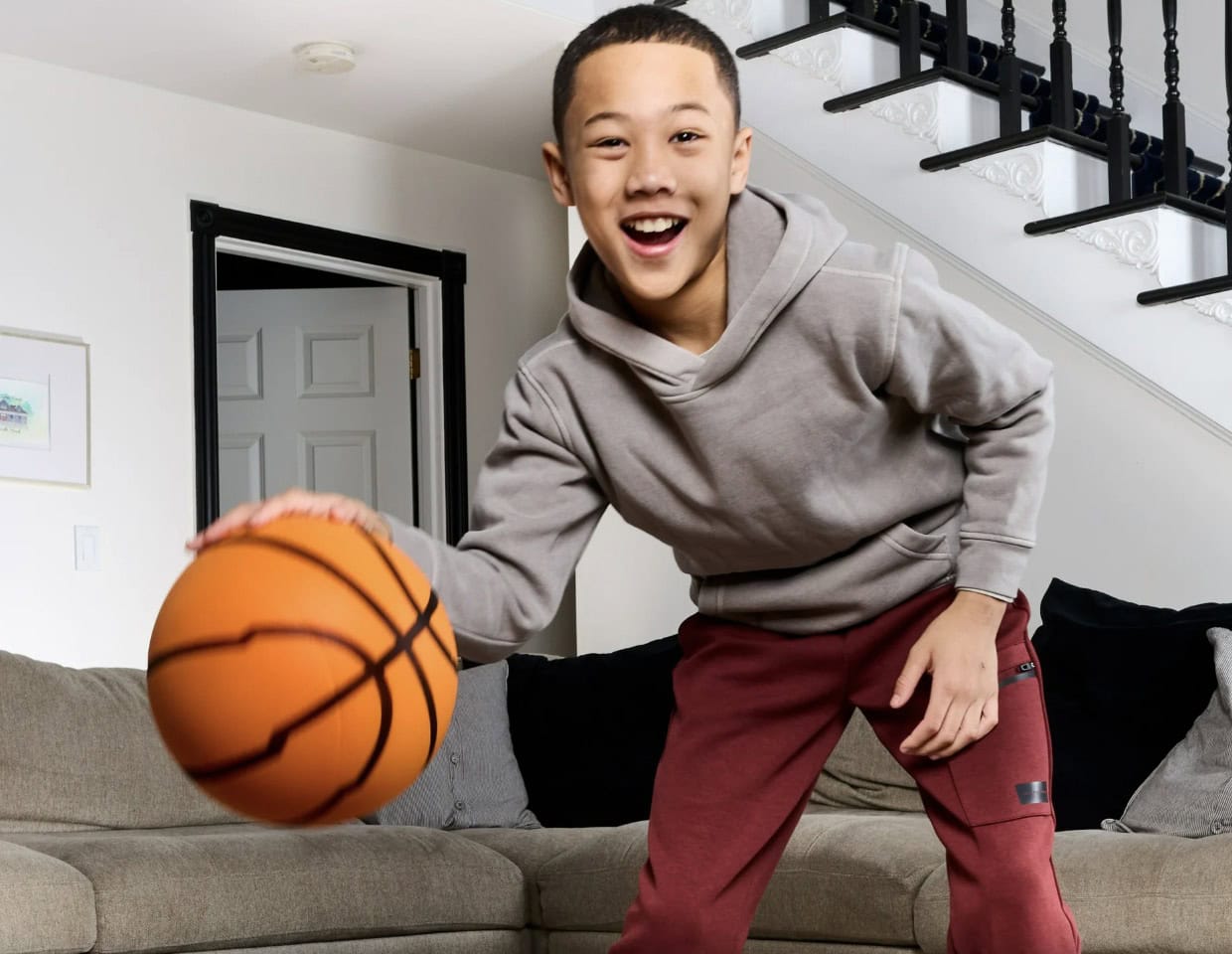 nerf quietcourt basketball 