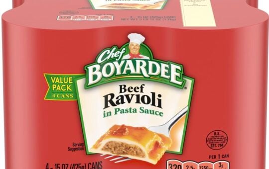 chef boyardee beef ravioli