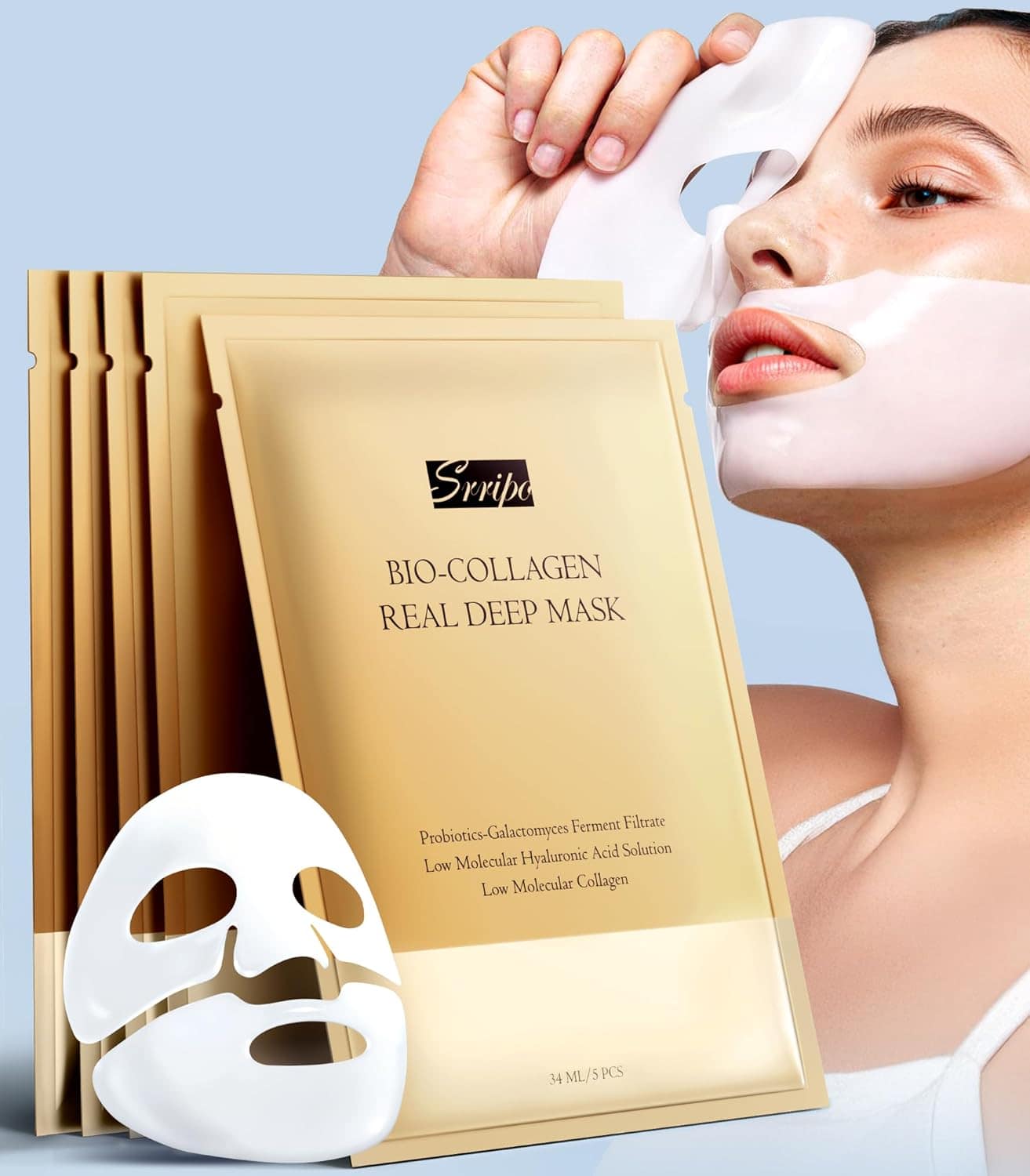 collagen face mask set