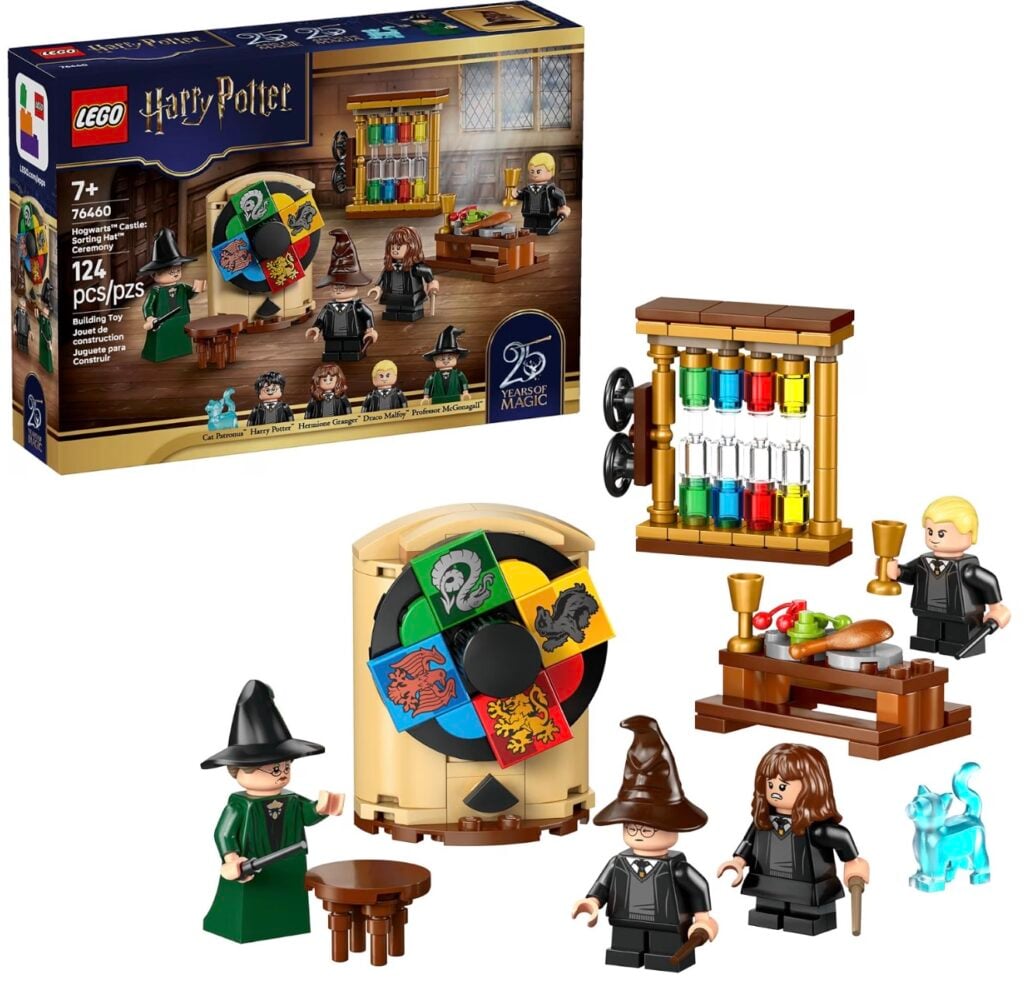 lego harry potter sorting hat ceremony set