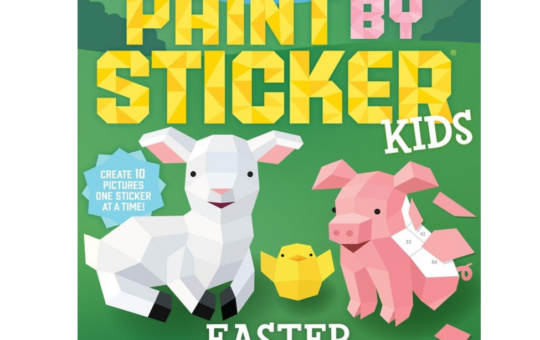 paint by sticker easter