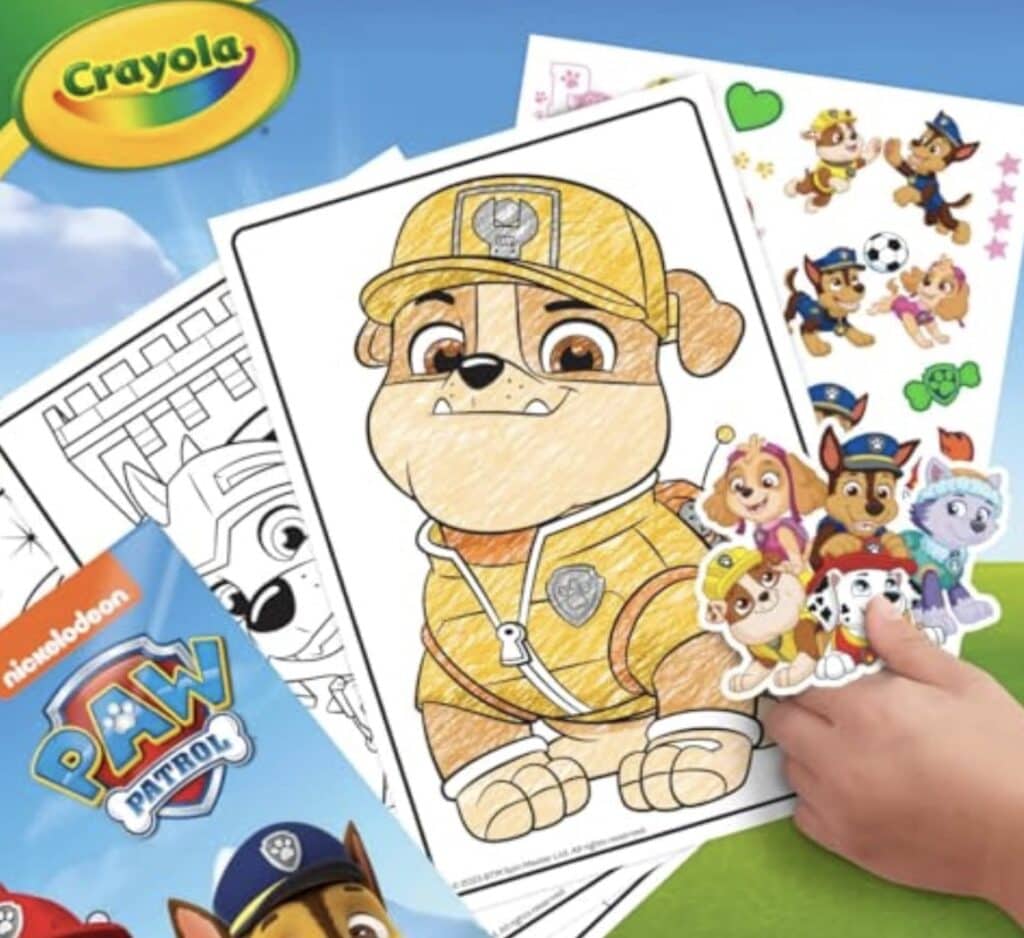 paw patrol crayola