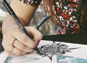 sharpie fine point pen fine point black