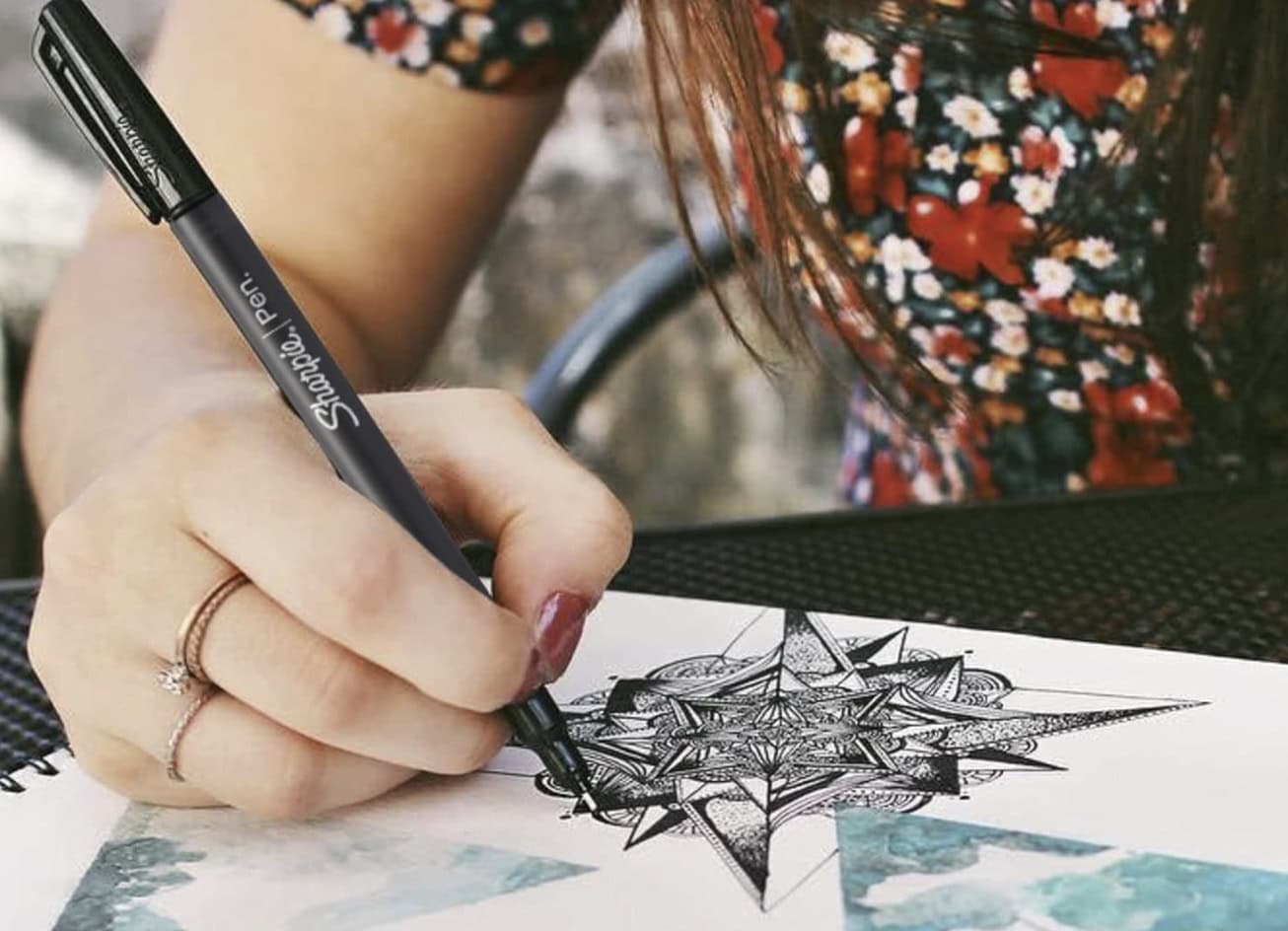 sharpie fine point pen fine point black