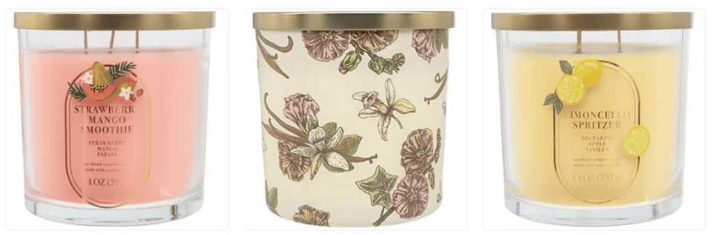 sonoma candles kohls