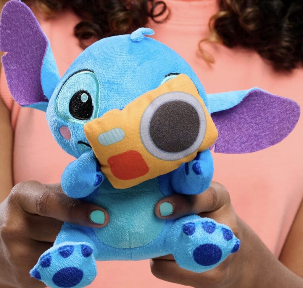 stuffed stitch with camera
