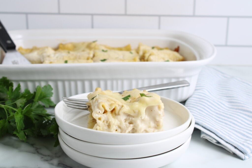 Chicken Alfredo Lasagna Roll Ups Chicken Alfredo Lasagna Roll Ups