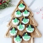 christmas tree oreos dessert
