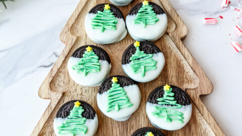 christmas tree oreos dessert