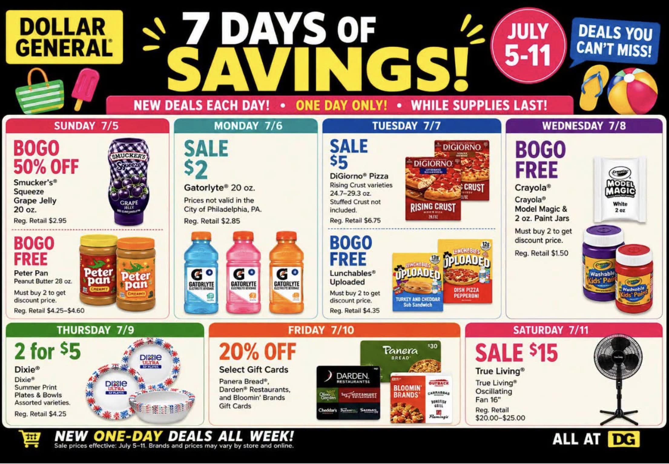 DG Days of Savings