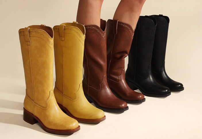 DREAM PAIRS Women's Modern Knee High Boots Amazon