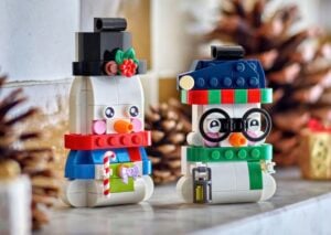 LEGO Snowman Ornaments