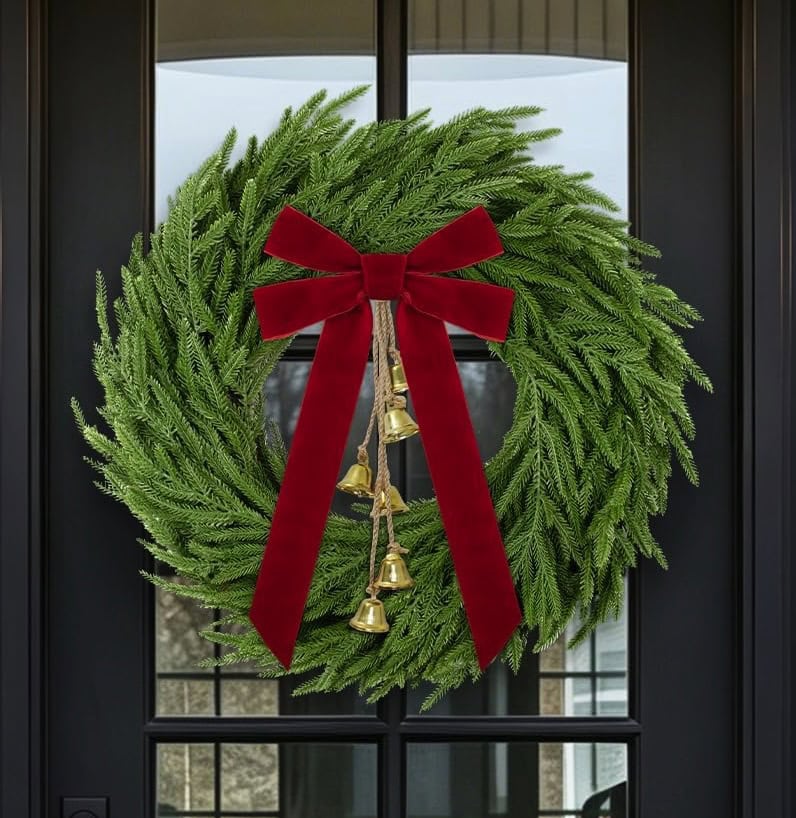 Zesua 24 Norfolk Pine Christmas Wreath Zesua 24 Norfolk Pine Christmas Wreath