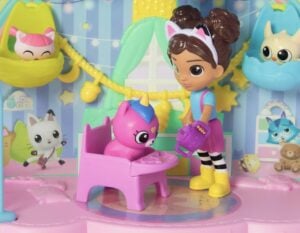 gabby's dollhouse kitty care playset