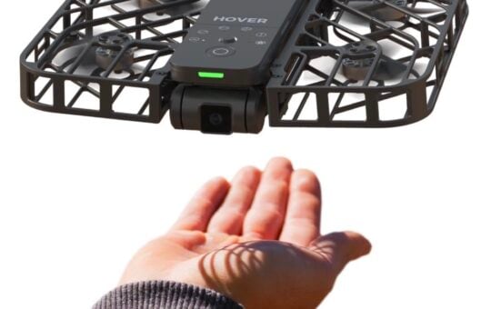 hoverair drone in black