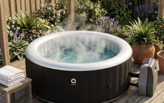 inflatable hot tub