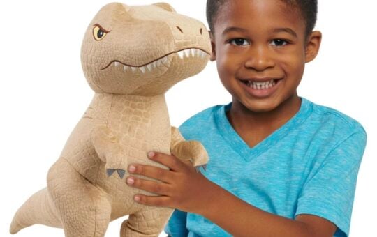 jurassic world jumbo trex stuffed animal