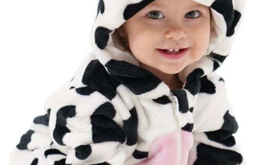 kids baby cow costume